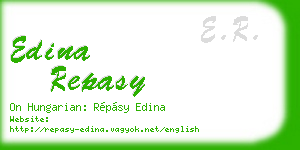 edina repasy business card